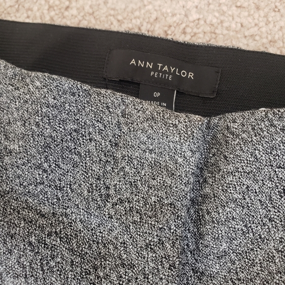 Ann Taylor size 0 grey pant - Picture 2 of 4